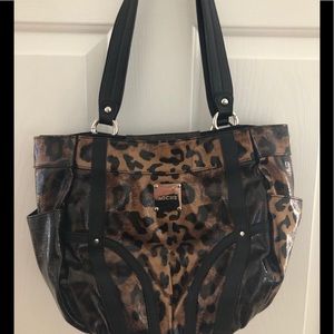 Miche black bag & animal print cover & red cover